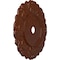 Ekena Millwork Angel Medallion (Canopies up to 15 3/4"), 32 1/4"OD x 3 5/8"ID x 1 1/8"P, Burnished Mahogany Crackle CM32ANBMC - alternate 4